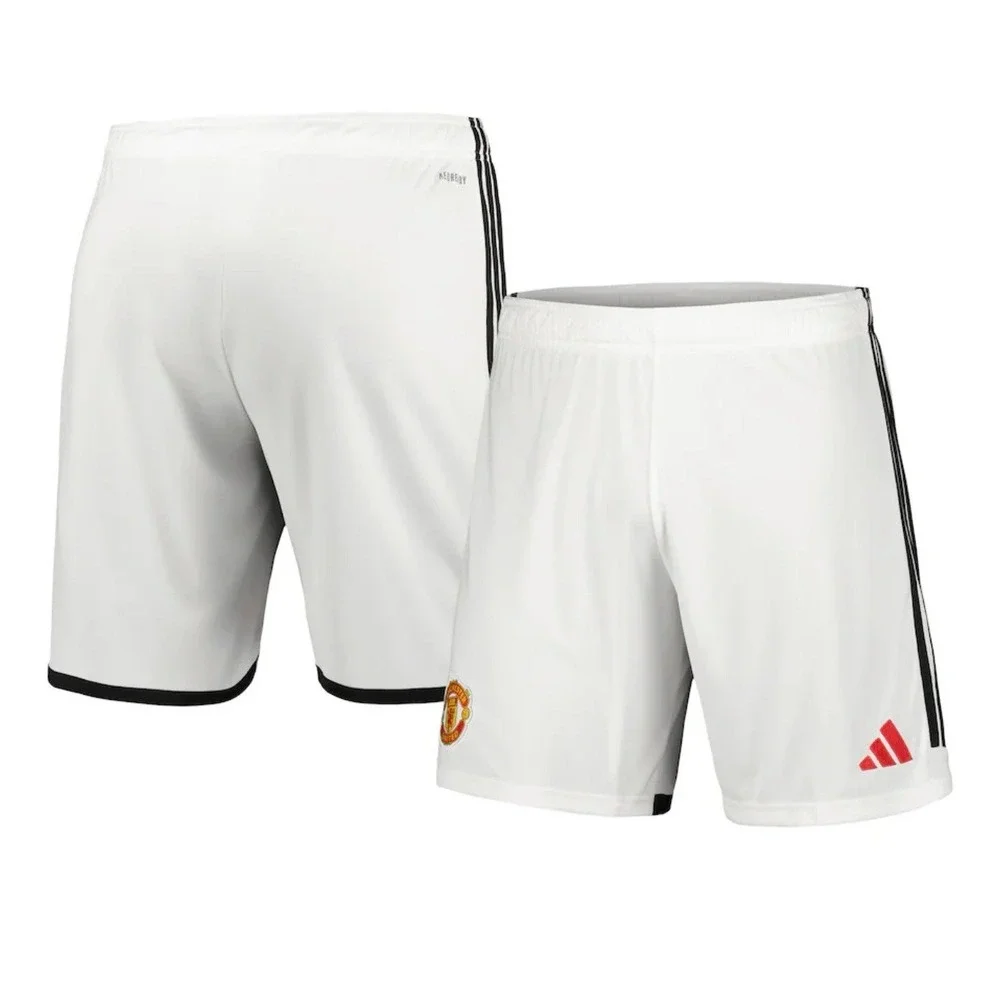 Adidas Manchester United Men's Home AEROREADY Soccer Shorts White Sz 2XL New